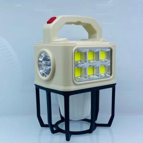 Lampe de camping à énergie solaire à 3 modes – مصباح يدوي للتخييم ب 3 أوضاع يعمل بالطاقة الشمسية